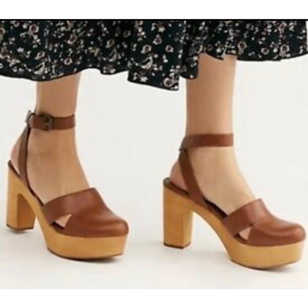 Matisse Vegan Sunset Clogs Chunky Platform Heel Sz 8M